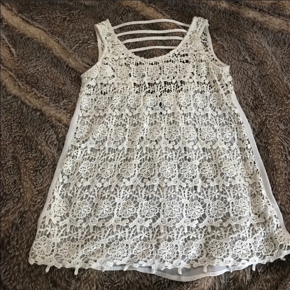 Cream tank top-Maurice’s